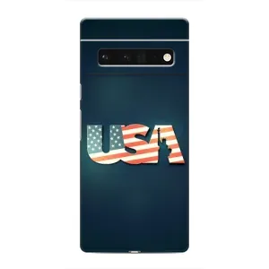 Чохол Прапор USA для Google Pixel 6 Pro (USA)