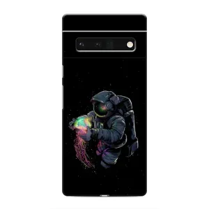 Силіконовый Чохол з принтом "Космонавти" на Google Pixel 6 Pro (В руках земля)