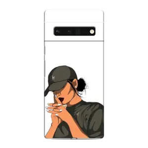 Силіконовый Чохол на Google Pixel 6 Pro з картинкой Модных девушек (У зеленому)