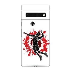 Чехлы с принтом Спортивная тематика для Google Pixel 6 Pro (Волейболист)