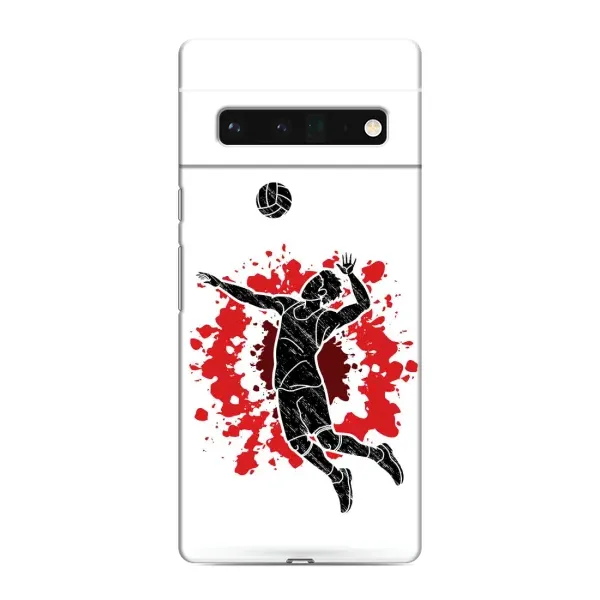 Чехол с рисунком «Волейболист» для Google Pixel 6 Pro Чехол с рисунком «Волейболист» для Google Pixel 6 Pro