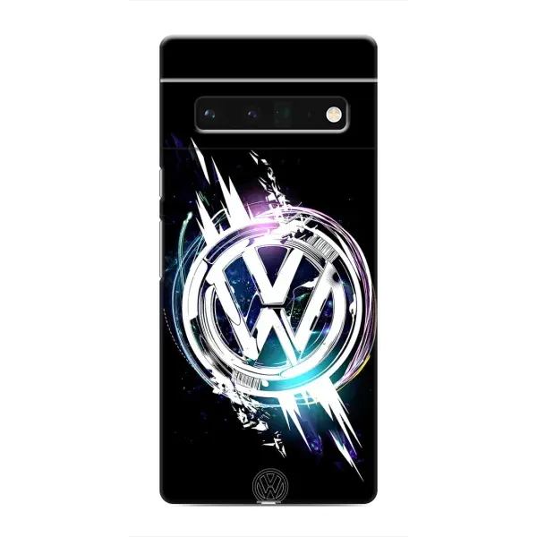 Чехол с рисунком «Volkswagen на черном» для Google Pixel 6 Pro Чехол с рисунком «Volkswagen на черном» для Google Pixel 6 Pro