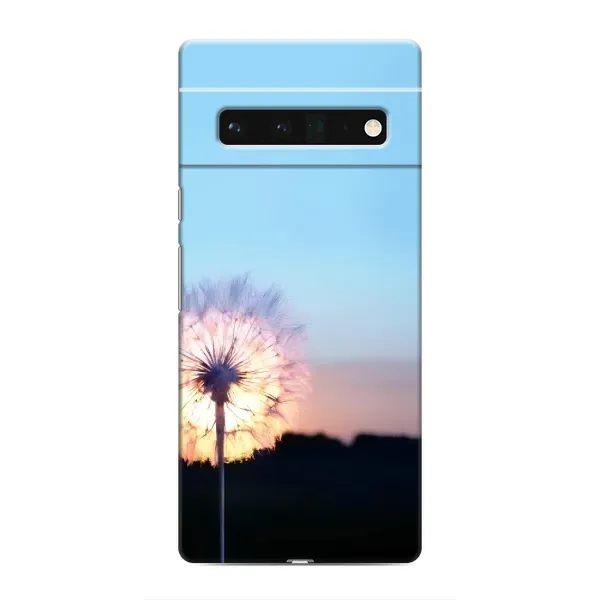Чехол с рисунком «Закат с одуванчиком» для Google Pixel 6 Pro Чехол с рисунком «Закат с одуванчиком» для Google Pixel 6 Pro