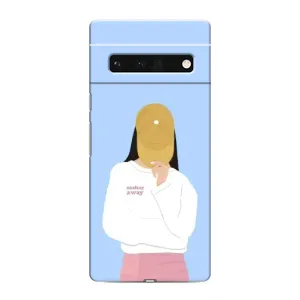 Силіконовый Чохол на Google Pixel 6 Pro з картинкой Модных девушек (Жовта кепка)