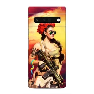 ЗСУ Чехлы (TPU) для Google Pixel 6 Pro (Женщина солдат)