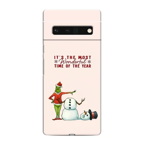 Чохол з малюнком «Злий Грінч» для Google Pixel 6 Pro Чохол з малюнком «Злий Грінч» для Google Pixel 6 Pro
