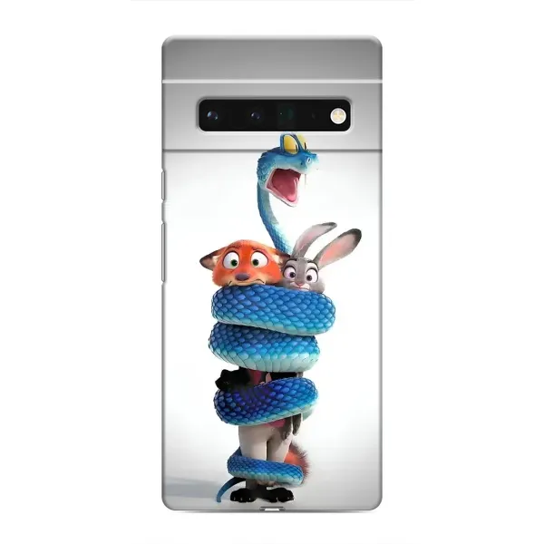 Чехол с рисунком «Змея Зоо» для Google Pixel 6 Pro Чехол с рисунком «Змея Зоо» для Google Pixel 6 Pro