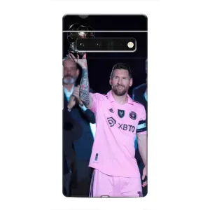 Чехлы Лео Месси в Майами на Google Pixel 6 Pro (Золотой мяч Месси)