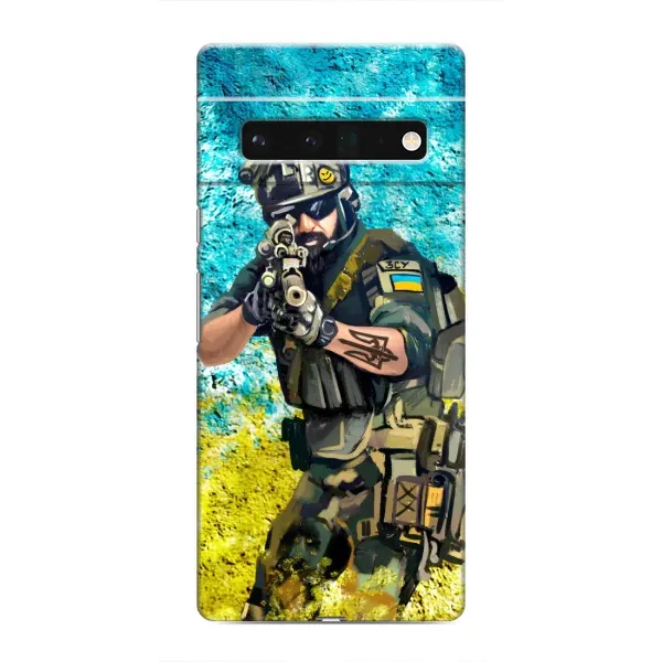 Чехол с рисунком «ЗСУ Воин» для Google Pixel 6 Pro Чехол с рисунком «ЗСУ Воин» для Google Pixel 6 Pro