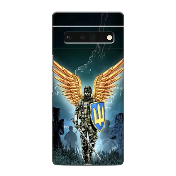 Чехол с рисунком «ЗСУ з крильями» для Google Pixel 6 Pro