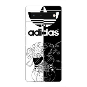 Чехол в стиле "Адидас" для Гугл Пиксель 6 (Adidas шнурки)