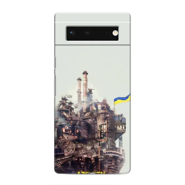 Чехол с рисунком «Азовсталь» для Google Pixel 6 Чехол с рисунком «Азовсталь» для Google Pixel 6