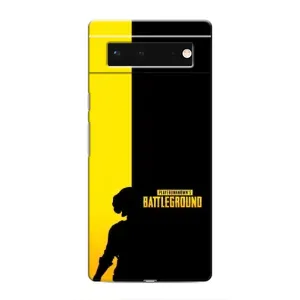 Чохол (TPU) з картинкою "Лого Пабг" на Гугл Піксель 6 (Battlegrounds)