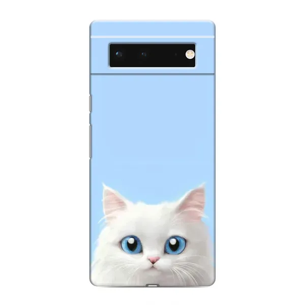 Чохол з малюнком «Білий кіт» для Google Pixel 6 Чохол з малюнком «Білий кіт» для Google Pixel 6