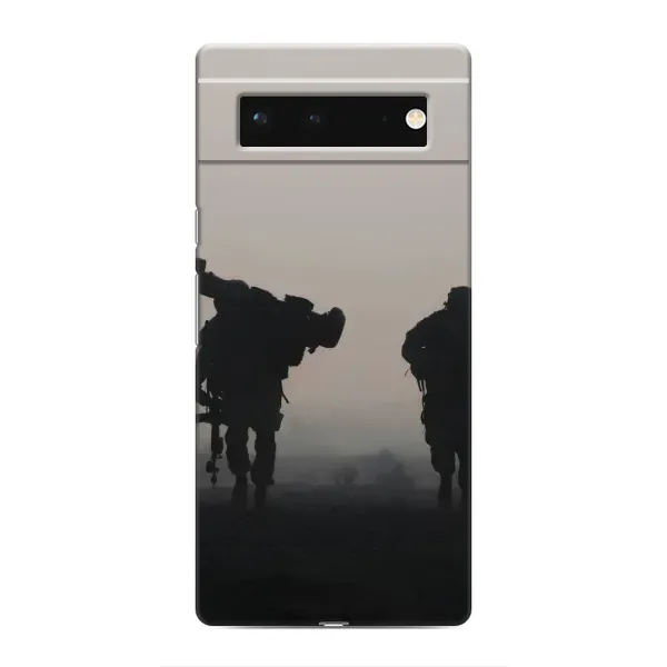 Чехол с рисунком «Бой солдат» для Google Pixel 6 Чехол с рисунком «Бой солдат» для Google Pixel 6