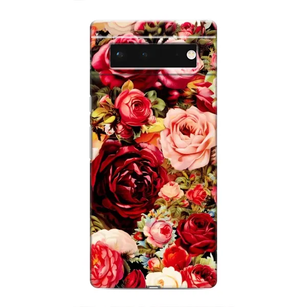 Чехол с рисунком «Букет цветов» для Google Pixel 6