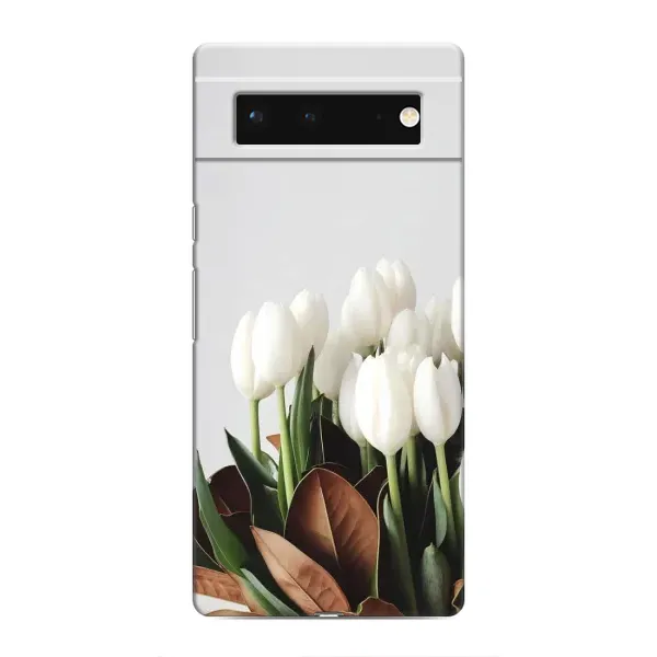Чехол с рисунком «Букет тюльпанов» для Google Pixel 6