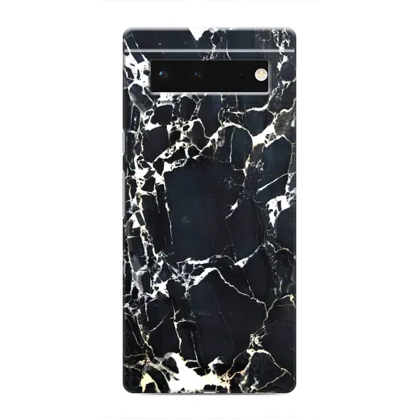Чохол з малюнком «Чорний мрамор» для Google Pixel 6 Чохол з малюнком «Чорний мрамор» для Google Pixel 6
