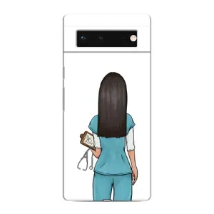 Силиконовый бампер (Работники) на Google Pixel 6 (Доктор)