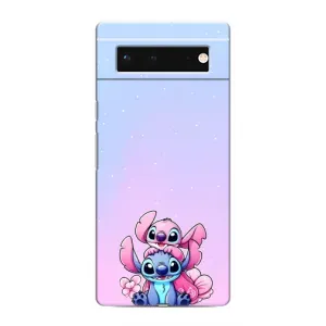 Чехол с рисунком «Энджл и Стич» для Google Pixel 6