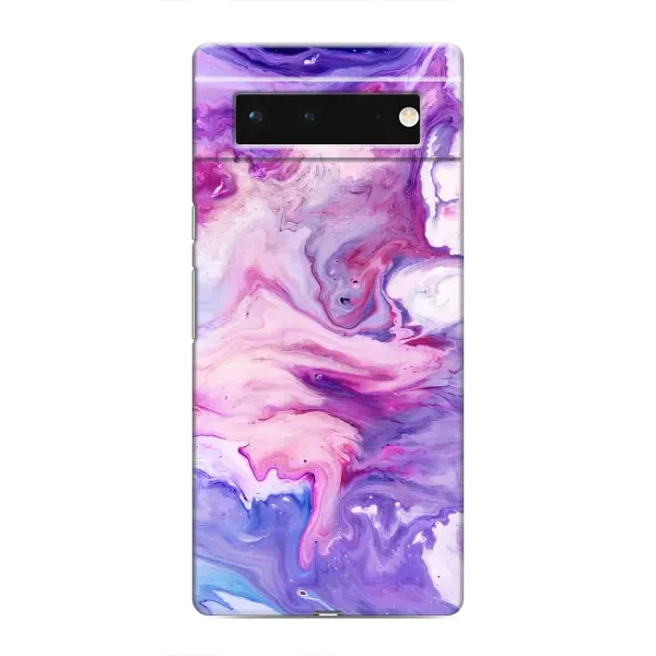 Чехол с рисунком «Фиолетовый мрамор» для Google Pixel 6 Чехол с рисунком «Фиолетовый мрамор» для Google Pixel 6