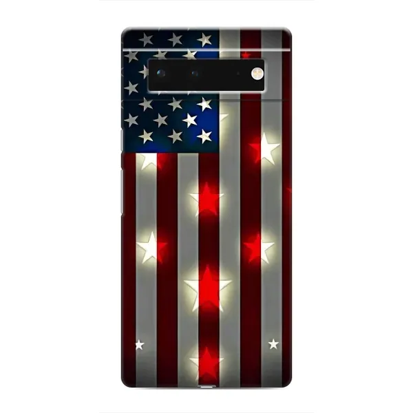 Чехол с рисунком «Флаг США 2» для Google Pixel 6