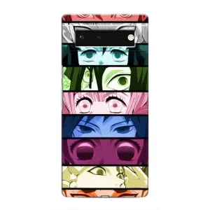 Силіконові чохлі з очіма Anime для Гугл Піксель 6 (Очі Хашира)
