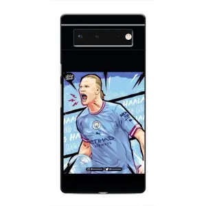 Чехлы с принтом для Google Pixel 6 Футболист (гол Эрлинг Холланд)