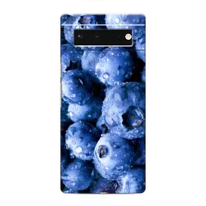 Чехол с изображением  вкусной еды для Google Pixel 6 (Голубика)