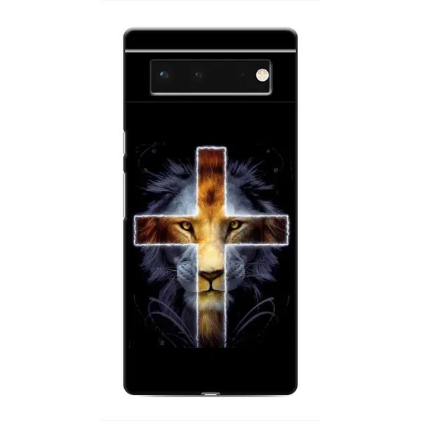 Чехол с рисунком «Иисус Лев» для Google Pixel 6 Чехол с рисунком «Иисус Лев» для Google Pixel 6
