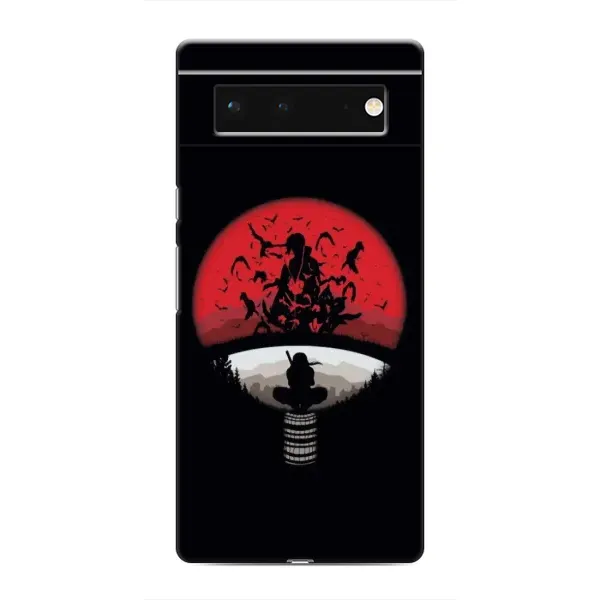 Чехол с рисунком «Итачи на черном» для Google Pixel 6 Чехол с рисунком «Итачи на черном» для Google Pixel 6