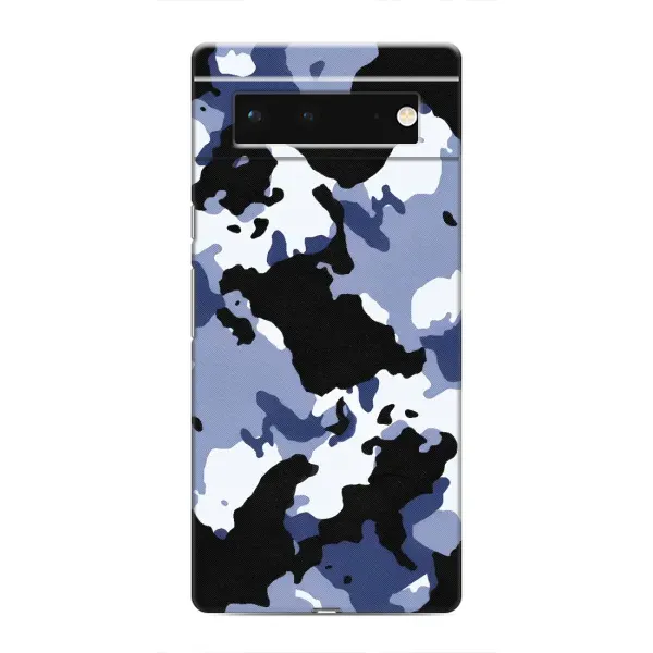 Чехол с рисунком «Камуфляжный Серый» для Google Pixel 6