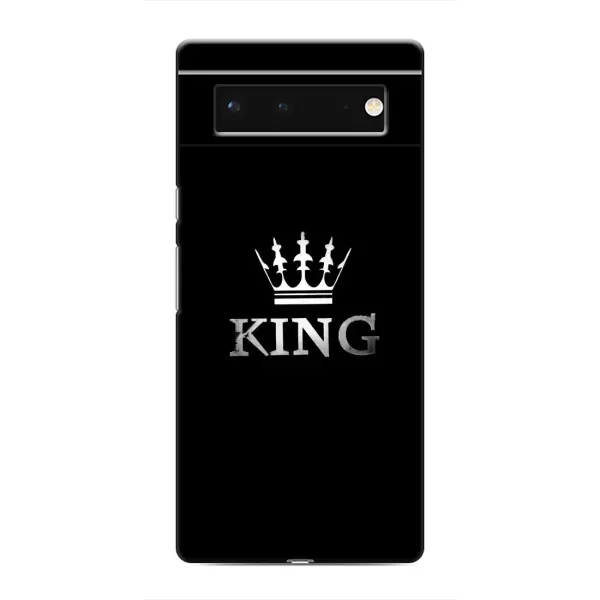 Чехол с рисунком «KING» для Google Pixel 6 Чехол с рисунком «KING» для Google Pixel 6