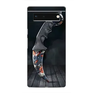 Чехол КИБЕРСПОРТ для Google Pixel 6 (Кинжал КС ГО)