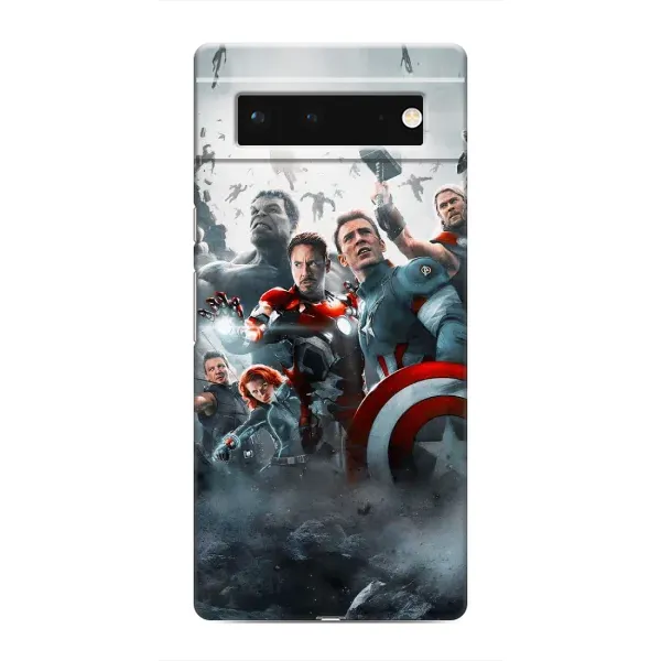 Чехол с рисунком «Команда марвел» для Google Pixel 6 Чехол с рисунком «Команда марвел» для Google Pixel 6