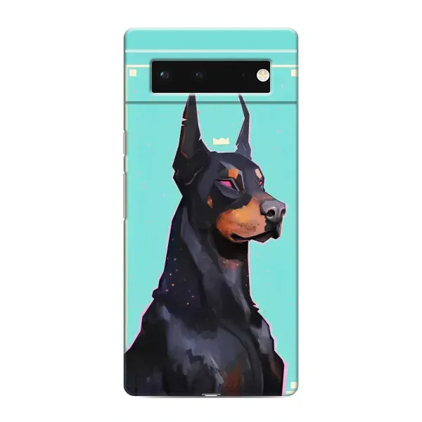 Чехол с рисунком «Король доберман» для Google Pixel 6 Чехол с рисунком «Король доберман» для Google Pixel 6