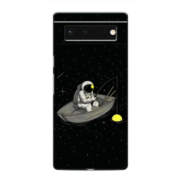 Чехол с рисунком «Космонавт на рыбалке» для Google Pixel 6 Чехол с рисунком «Космонавт на рыбалке» для Google Pixel 6