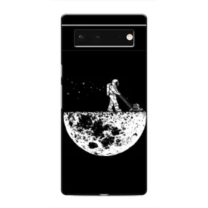 Силиконовый Чехол с принтом "Космонавты" на Google Pixel 6 (Космонавт)