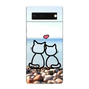Силіконові Чохли Коханій людині для Google Pixel 6 (Котейки)