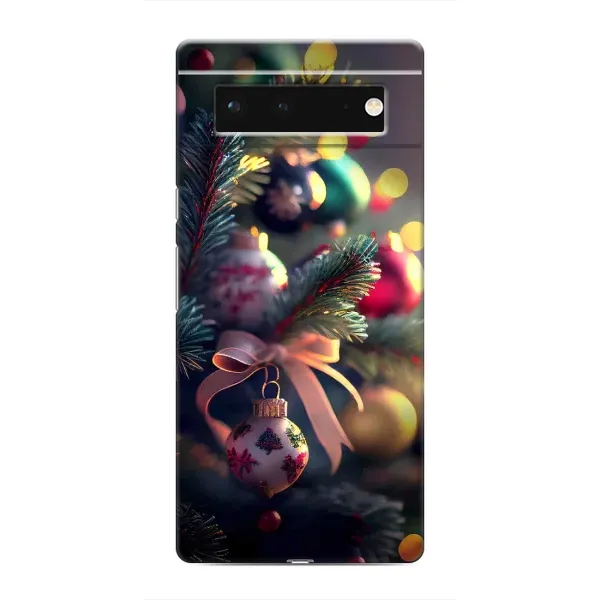 Чехол с рисунком «Красивая елочка» для Google Pixel 6