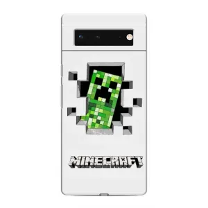 Чохли для Google Pixel 6 (Персонажі МайнКрафт) (Кріпер)