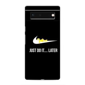 Силиконовый Чехол на Google Pixel 6 с картинкой Nike (Later)