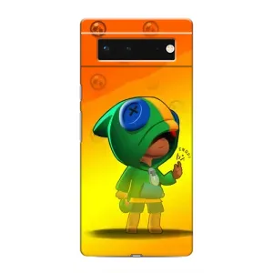 Чохол Бравл Старс для Google Pixel 6 (LEON в кофті)