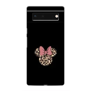 Чехол с леопардовым принтом на Google Pixel 6 (Леопардовая Минни)