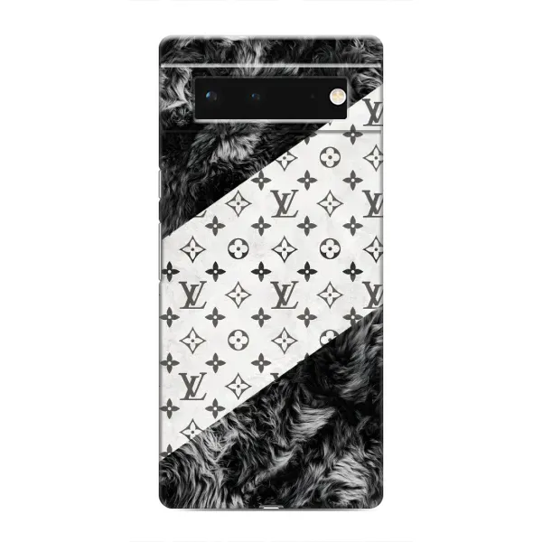 Чехол с рисунком «LV на белом» для Google Pixel 6 Чехол с рисунком «LV на белом» для Google Pixel 6