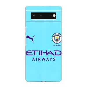 Силиконовые Чехлы принт Футбол на Google Pixel 6 (Man City)