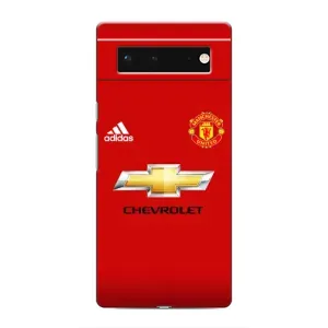 Силиконовые Чехлы принт Футбол на Google Pixel 6 (Man United)
