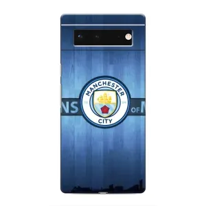 Силиконовые Чехлы принт Футбол на Google Pixel 6 (ManCity)
