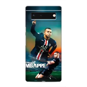 Чехол (TPU) с Футболистом на Google Pixel 6 (MBAPPE)