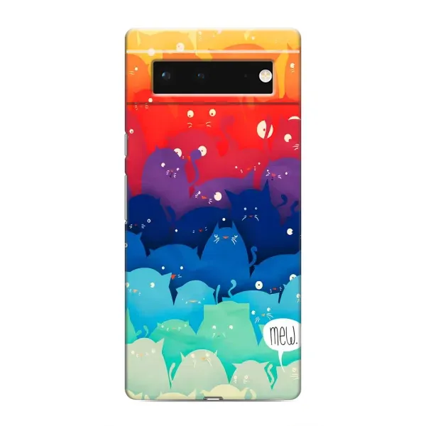 Чехол с рисунком «Mew» для Google Pixel 6